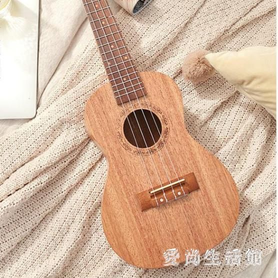 尤克里里21寸初學者入門可愛小吉他學生兒童男成人少女樂器 QX13819 『愛尚生活館』