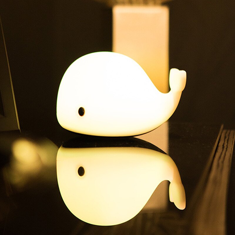 小鯨魚拍拍小夜燈