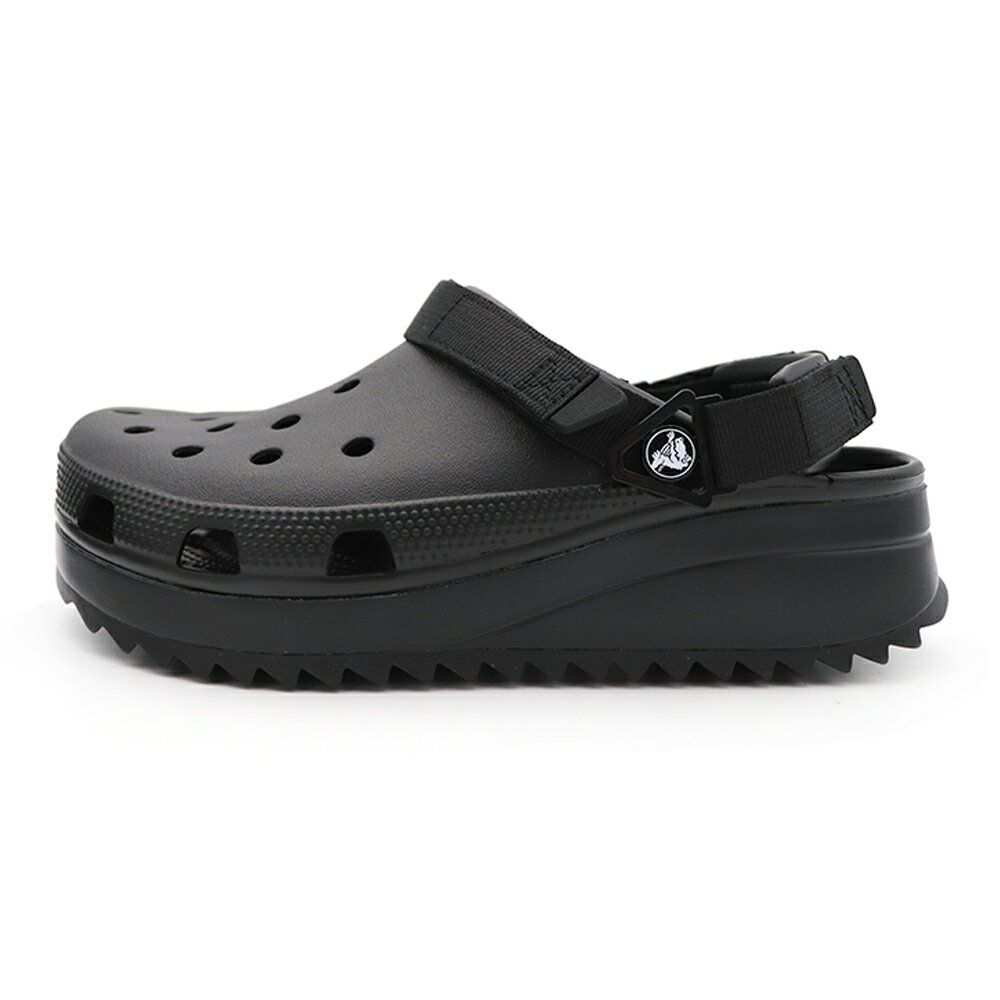 《全館最高現折 600元》Crocs 卡駱馳 黑色 厚底 經典 Hiker 懶人 涼拖鞋 男款 B3847【新竹皇家206772-060】