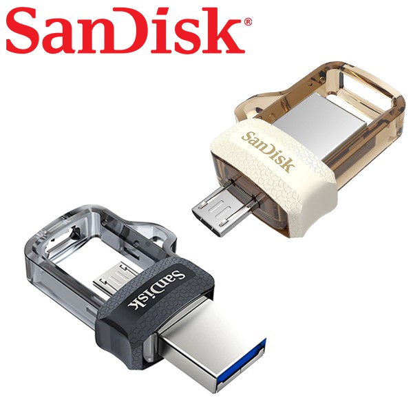 即時釋放 ANDROID 智慧型手機中的空間SanDisk Ultra® Dual Drive m3.0 雙用隨身碟能夠輕鬆將手機中的內容移轉至電腦。此時尚便利隨身碟的一端是 Micro USB 連接