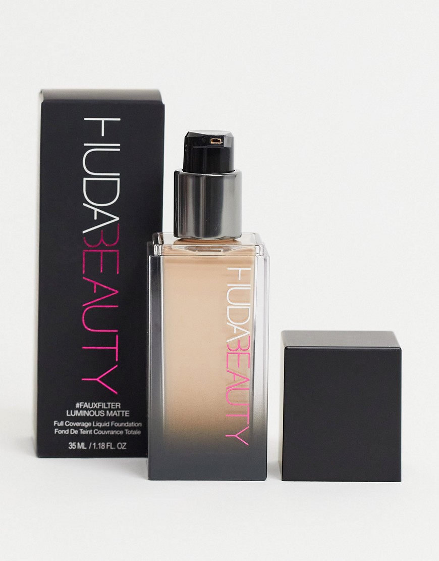 Huda Beauty #FauxFilter Luminous Matte Full Coverage Liquid Foundation-Black