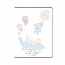 ◎韓國Petit Bird竹纖維嬰幼兒防水保潔床墊, 北歐風格設計|◎手繪圖樣,小象及大象一家玩樂的可愛模樣|◎類型:隔尿墊主材質:聚酯纖維材質說明:中間層用100%聚酯纖維薄膜,可以非常有效隔絕水份