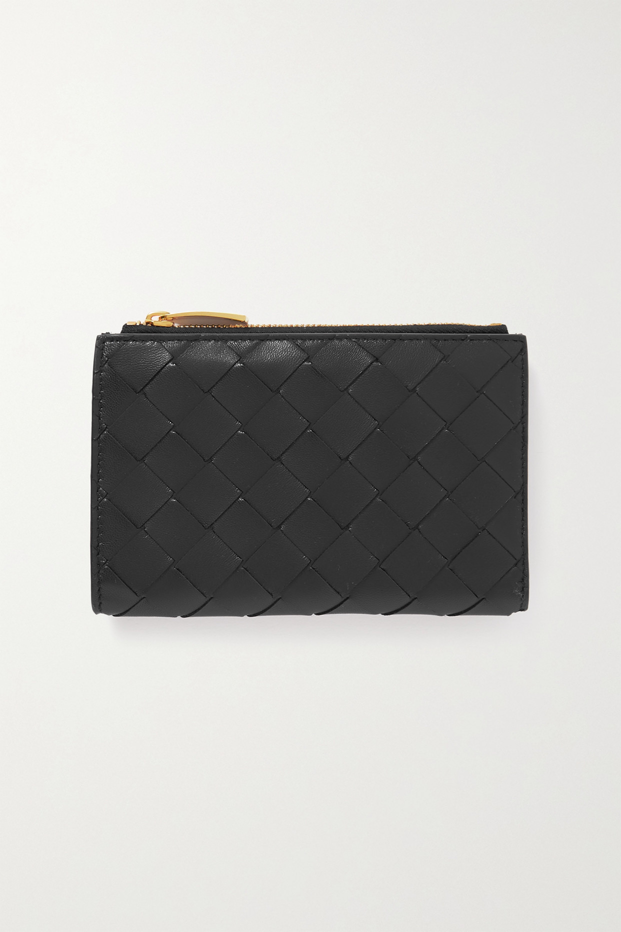 Bottega Veneta - Intrecciato Leather Wallet - Black - one size