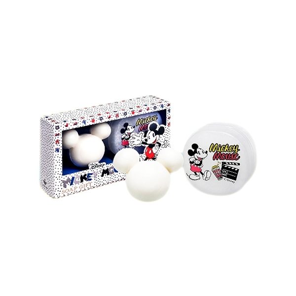 Queen Bee 米奇造型香皂旅行組-電影(香皂45g+香皂盒x1)【小三美日】Disney迪士尼