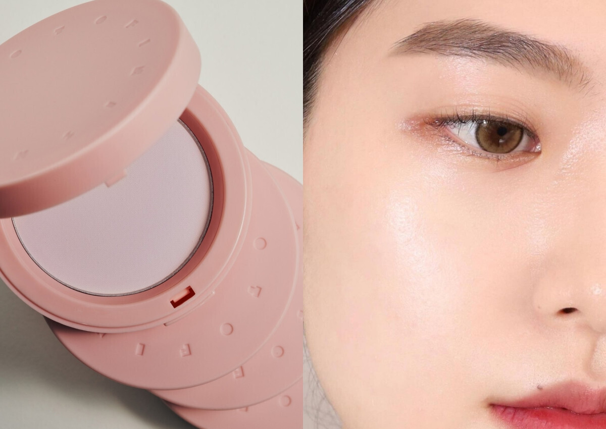 裸妝感定妝技巧，不乾澀更持久薄透