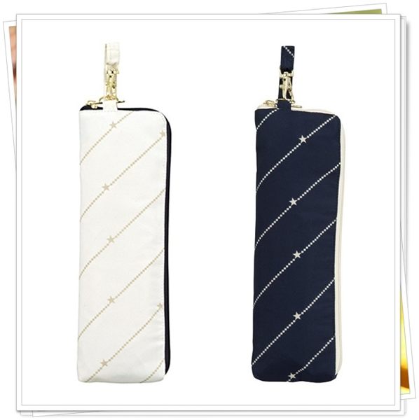 WPC 雨傘 折傘 抗UV 超輕量 日本原版 條紋星星 米色104490 藍色104506