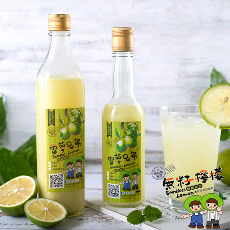雷夢兄弟 100%純榨檸檬汁6瓶(300ml/瓶)