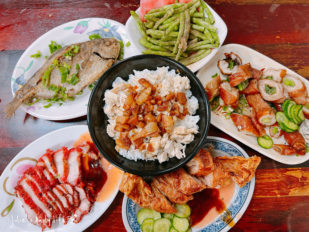 宵夜,晚餐,板橋,消夜,滷肉飯,炸物,炸魚,紅燒肉,脆皮肥腸,菜單,香菇肉粥,魯肉飯,鹹粥 @跟著Julie一起走吧