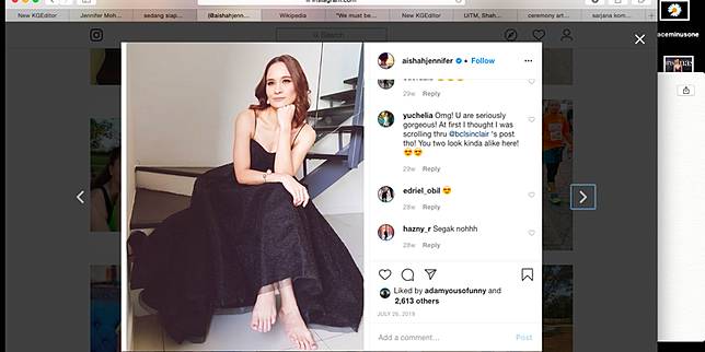 Profil Aishah Sinclair Artis asal Malaysia, Adik dari Ashraf 