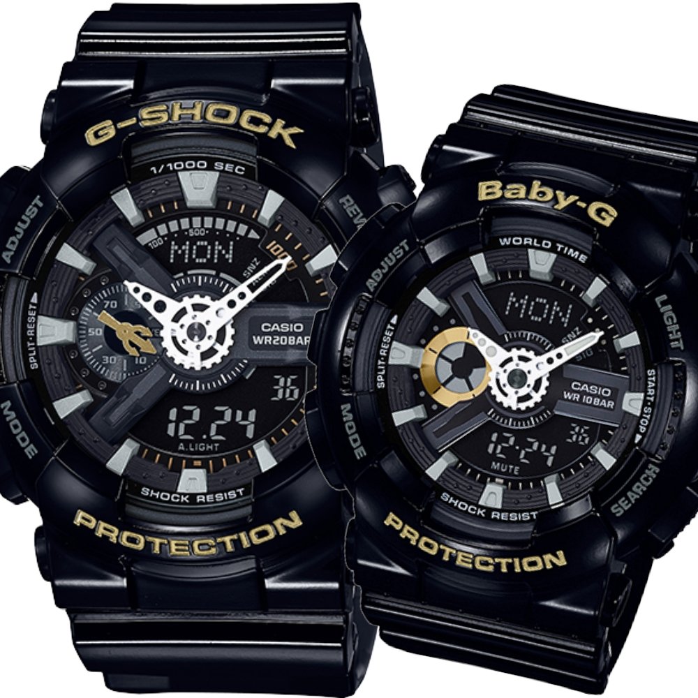 G-SHOCK & BABY-G 情人對錶-天使與惡魔(SLV-18A-1A)