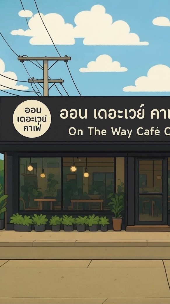 ออนเดอะเวย์ คาเฟ่ เชียงใหม่ สาขาปั๊มบางจาก ตลาดสามแยก