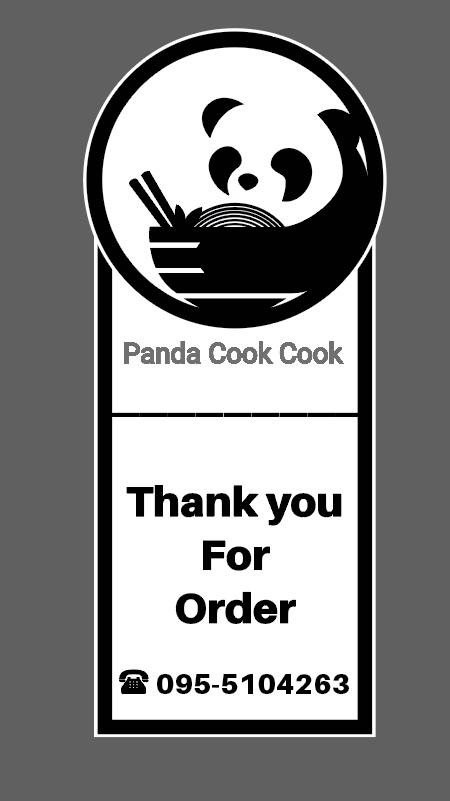 Panda cookcook หมี่ไก่ฉีก