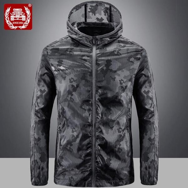 防曬外套男夏季透氣戶外速干衣皮膚衣超薄款防曬衣【步行者戶外生活館】