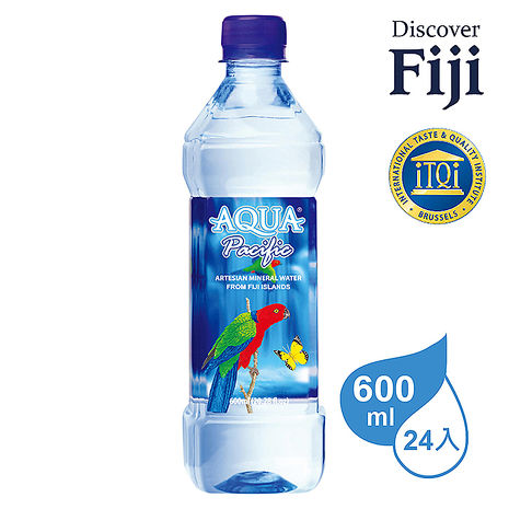 AQUA PACIFIC 斐濟太平洋天然礦泉水 600mlX24瓶