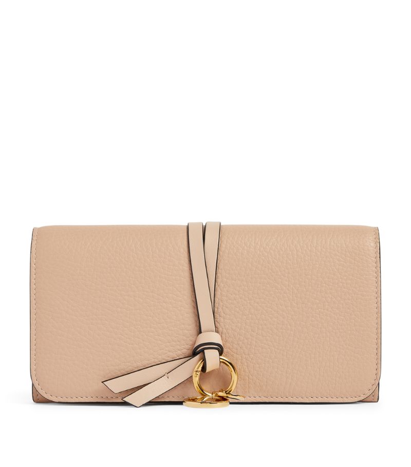 Chloé Leather Alphabet Long Wallet
