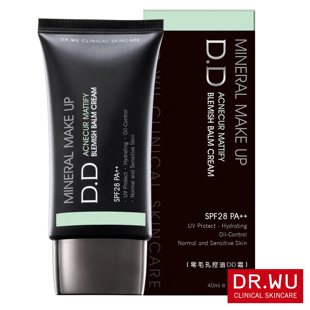 DR.WU 零毛孔控油DD霜40ML【盒損品202008】