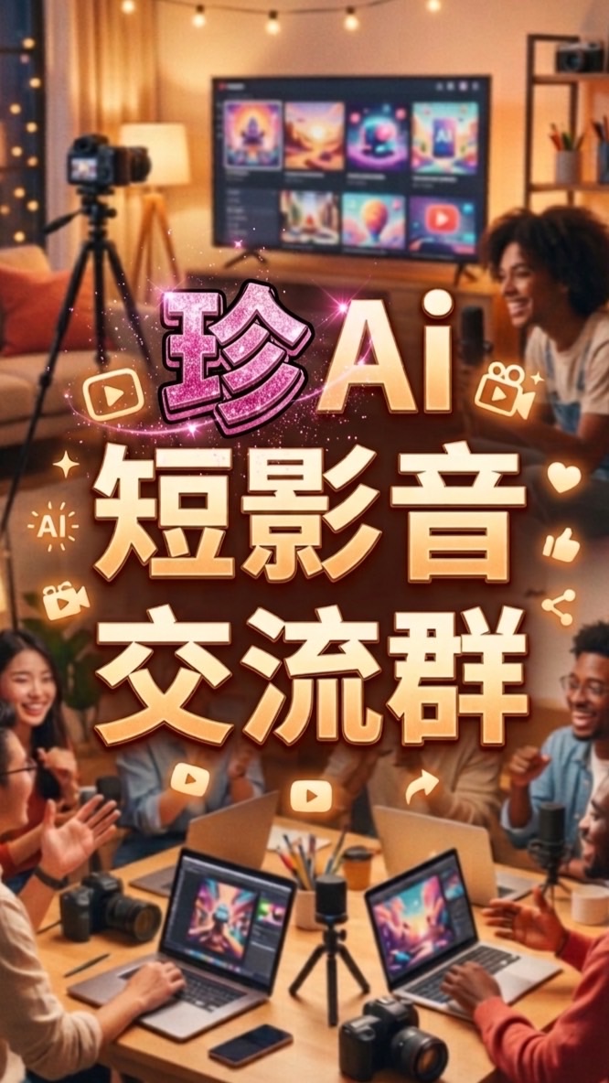 🦑【珍有意思】Ai短影音交流群