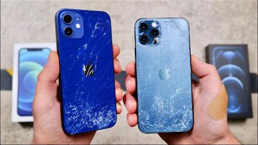 國外YouTuber 進行 iPhone 12 和 iPhone 12 Pro 跌落測試，正面的超瓷晶盾面板確實耐摔，但還是好好保護它吧！