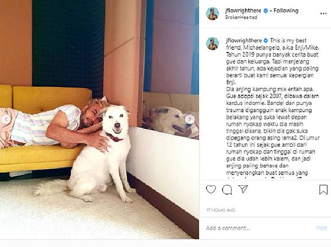 Anjing Kesayangan Mati Begini Kenangan Manis Rapper Jflow