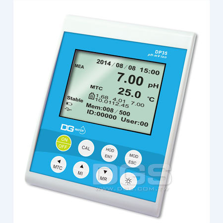 《DGWater》桌上型 pH/ORP/ION計 DP35 PH/ORP/ION Meter