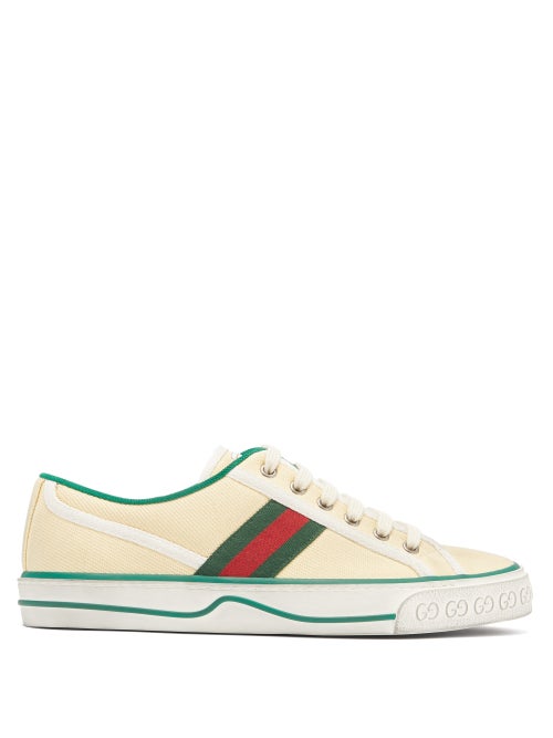 Gucci - Gucci's cream Vulcan 78 trainers reach into the label's extensive archives to reimagine the 