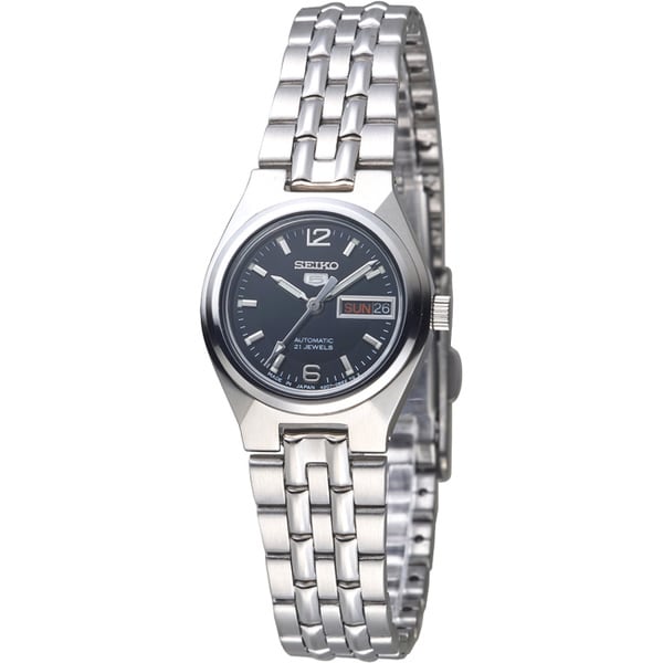 SEIKO MJ都會仕女5號自動機械錶-黑(SYMK33J1)