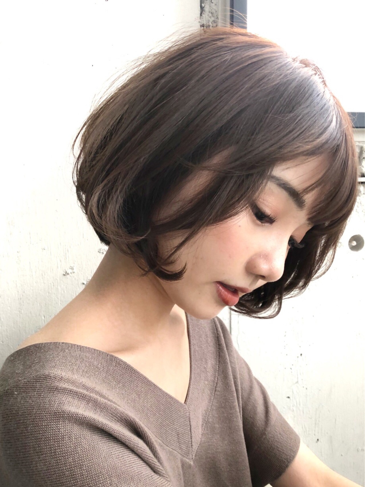 若見えヘアスタイル試してみる