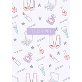 大人可愛い女子コスメ＊水彩＊パープル