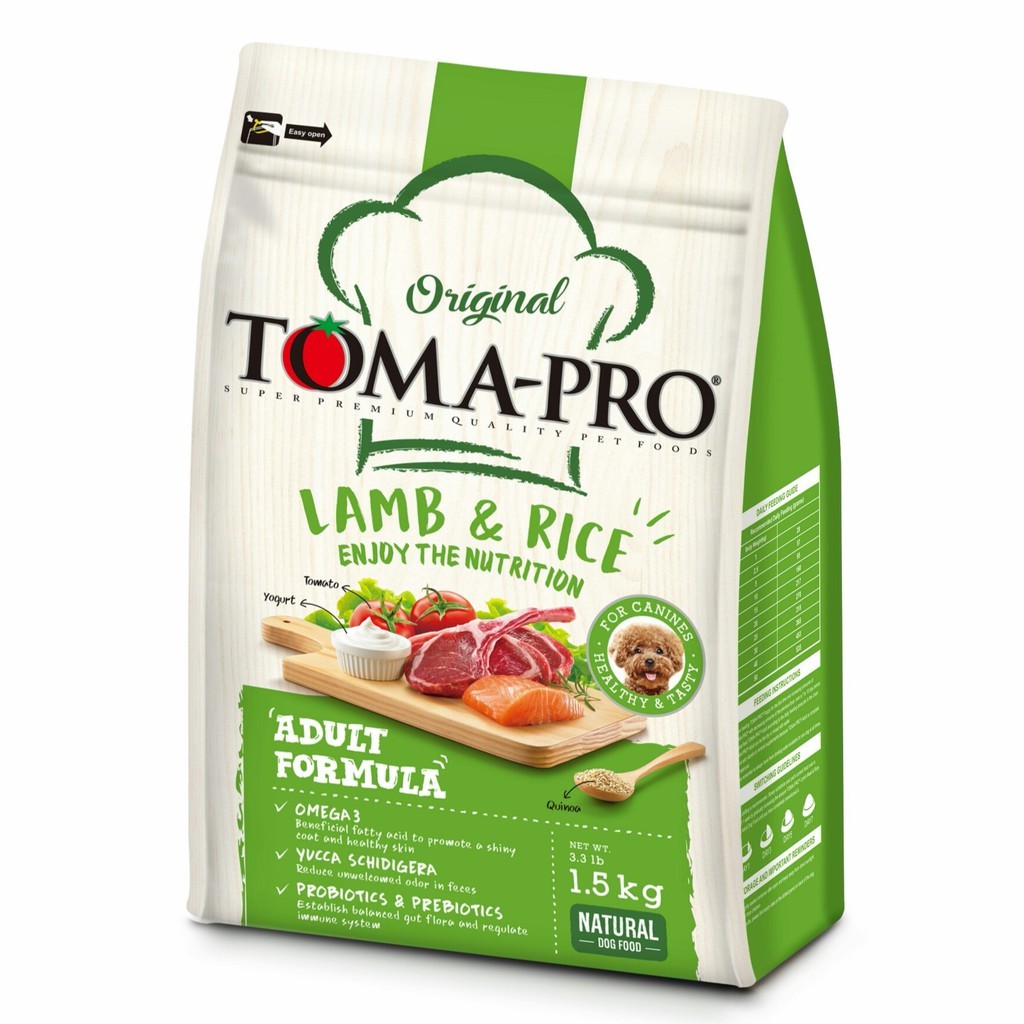 台灣總代理正品★期限最新★全新包裝，成分升級■新鮮鮭魚與鯡魚油，含豐富DHA■新鮮蕃茄提供豐富茄紅素，抗氧化■羊肉是低過敏蛋白質來源[ 成分]濃縮羊肉、鮭魚、胚芽米、濃縮雞肉、鯡魚油等蛋白質23％，脂