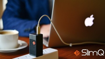 SlimQ超迷你USB Type-C充電器，還有轉接頭可充一般筆電