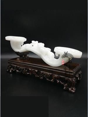 玉如意擺件居家客廳辦公室電視柜風水玄關玉石如意大擺件招財貔貅