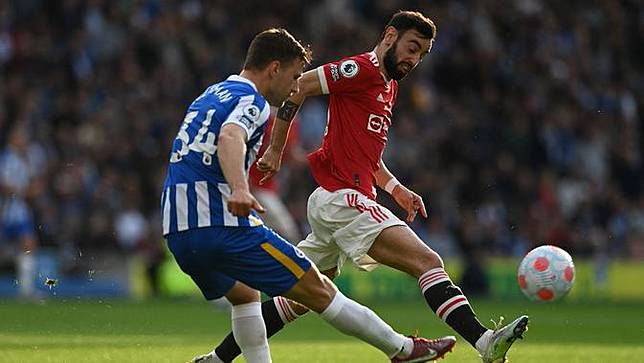 Gelandang Manchester United, Bruno Fernandes.