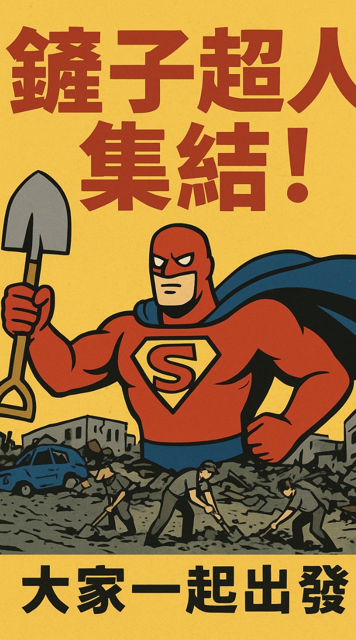 🚍 鏟子超人免費贊助專車！由【大仁武防治淹水自救會】發起