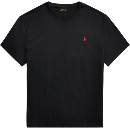 POLO RALPH LAUREN - One Point Tee 刺繡小LOGO 男版 圓領 短T (黑色) 化學原宿