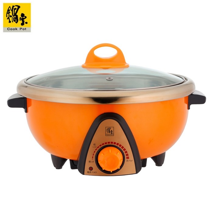 鍋寶5l分離式不鏽鋼料理鍋/電火鍋 sec-520-d