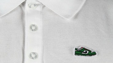 Nike SB 推出復古 POLO 衫，仔細看不是鱷魚是這一雙鞋...