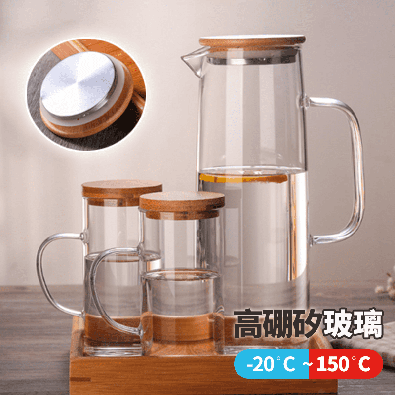 Effect強化玻璃水壺三件組1.3L，本檔全網購最低價！