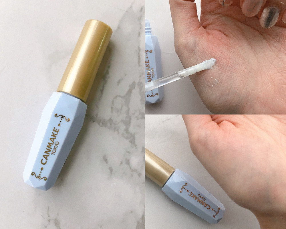 毛孔隱形妝前乳推薦6：CANMAKE 毛孔修飾底霜（#02 淡藍色）7.5g，NT.385