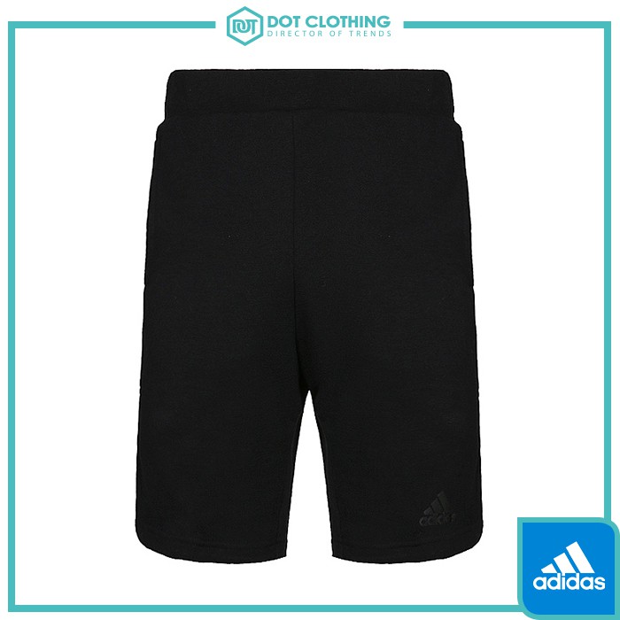 DOT聚點 ADIDAS PICKUP SHORTS 黑白 三線褲 毛巾底 下擺圓弧 棉褲 短褲 OF風格 CE6957