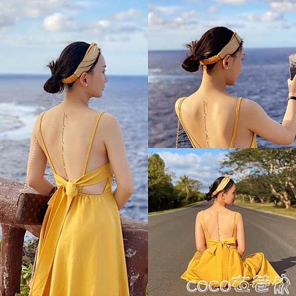 束髮帶新款春夏百搭束髮帶女綁髮洗臉韓國網紅頭飾甜美外出髮箍簡約頭箍【2個】 coco衣巷
