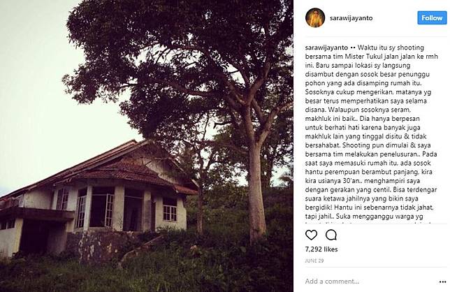 Kumpulan Kisah Horor dari Akun Medsos Sara Wijayanto. Yakin Berani Baca?