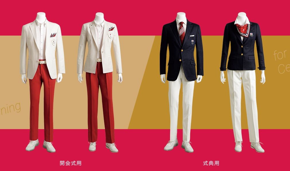 TOKYO2020オリンピックモデルスーツ AOKI、東京2020オリンピックエンブレムスーツの快適な着心地を