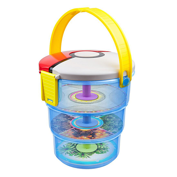 追求更高品質的EX系列 既是收納桶也是場景遊戲組 搭配各種寶可夢人偶一同遊玩