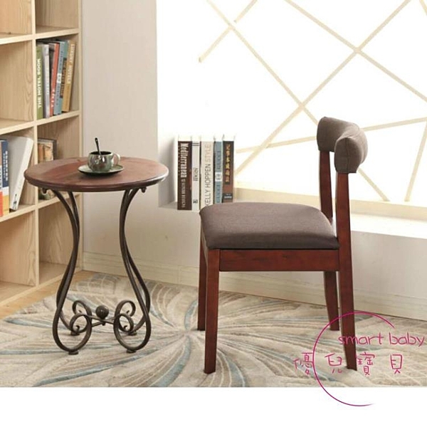 實木椅子靠背椅家用餐椅現代簡約咖啡廳休閒椅北歐酒店創意木椅子