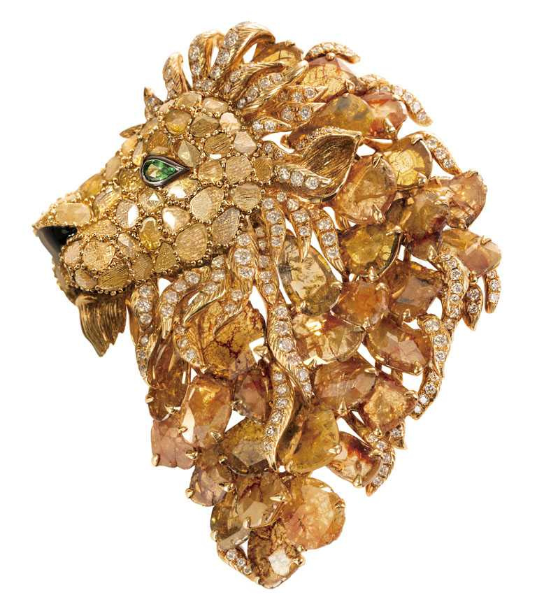 JHENG Jewellery「極致鑽片」系列，「王者風範1號」作品╱1,738,000元。（圖╱JHENG Jewellery提供）