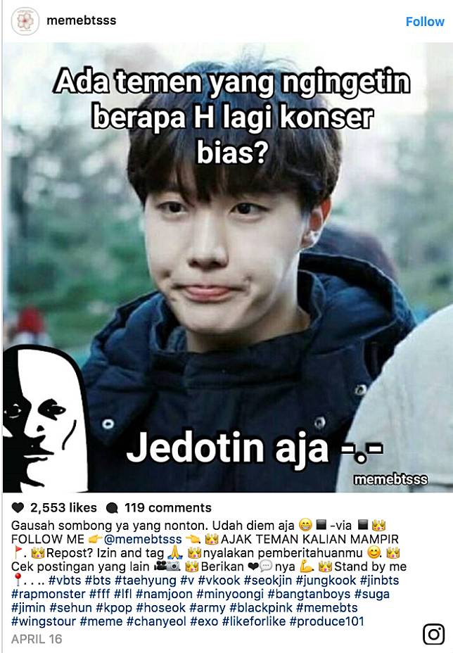 Meme Bts Dan Blackpink Bahasa Indonesia