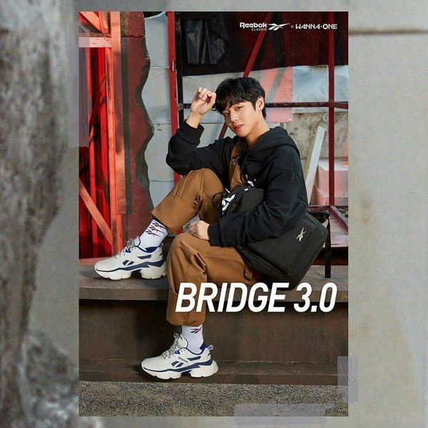 KUMO SHOES-現貨 Reebok Royal Bridge 3.0 X Wanna One 米藍 老爹鞋 增高 DV8337