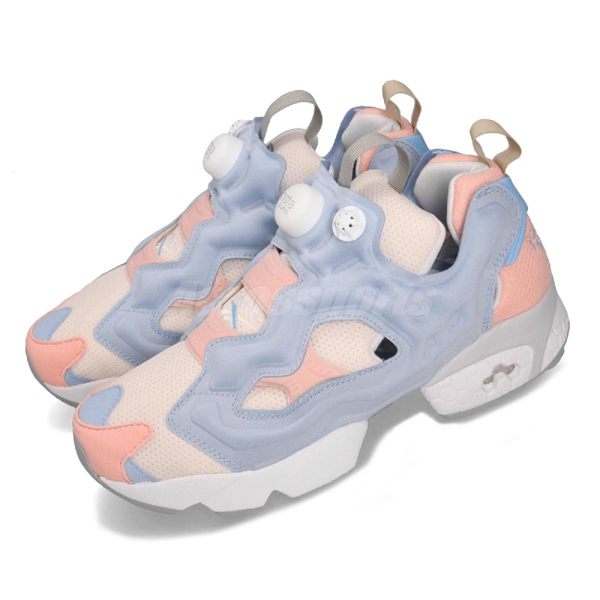 Reebok 慢跑鞋 Insta Pump Fury OG 藍 粉紅 粉色系 女鞋 休閒鞋 運動鞋【PUMP306】 EH0975