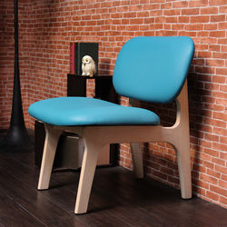 【H&D】JUDY茱蒂簡約休閒椅/單人椅/皮椅-四色