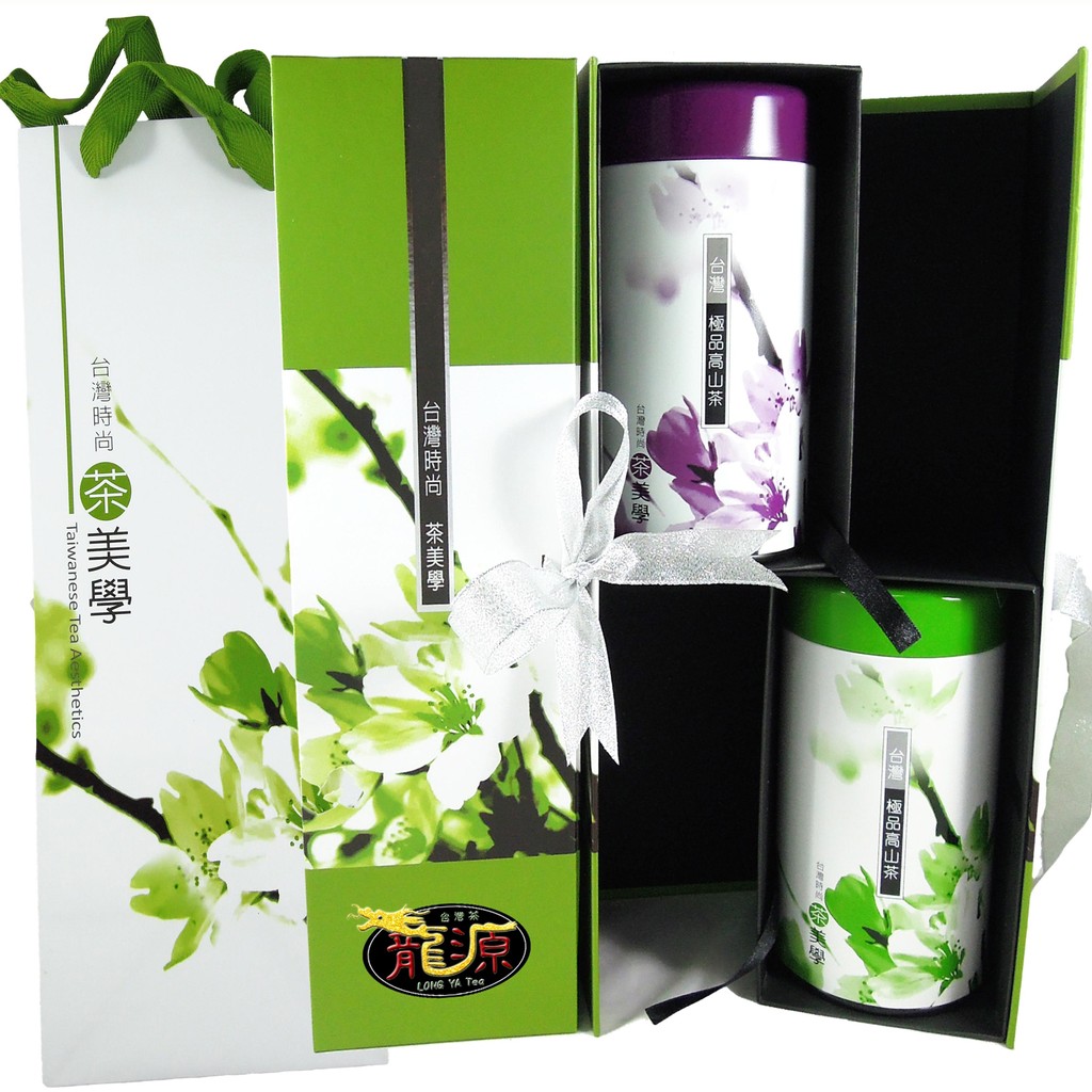 【龍源茶品】杉林溪無毒茶美學茶葉禮盒2罐組(150g/罐)共300g/附提袋